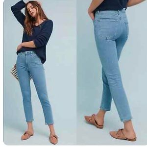 COH anabella high rise cigarette ankle jeans size 28